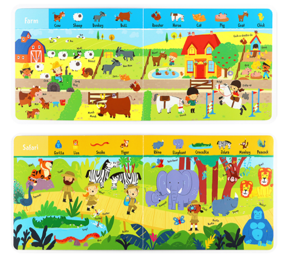 Toddler Discovery Series Word Game Book Set (4)