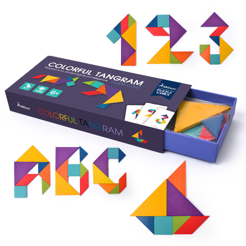 Colorful Tangram Puzzle Toy