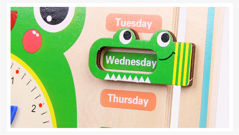 Montessori Wooden Temporal Teaching Toy