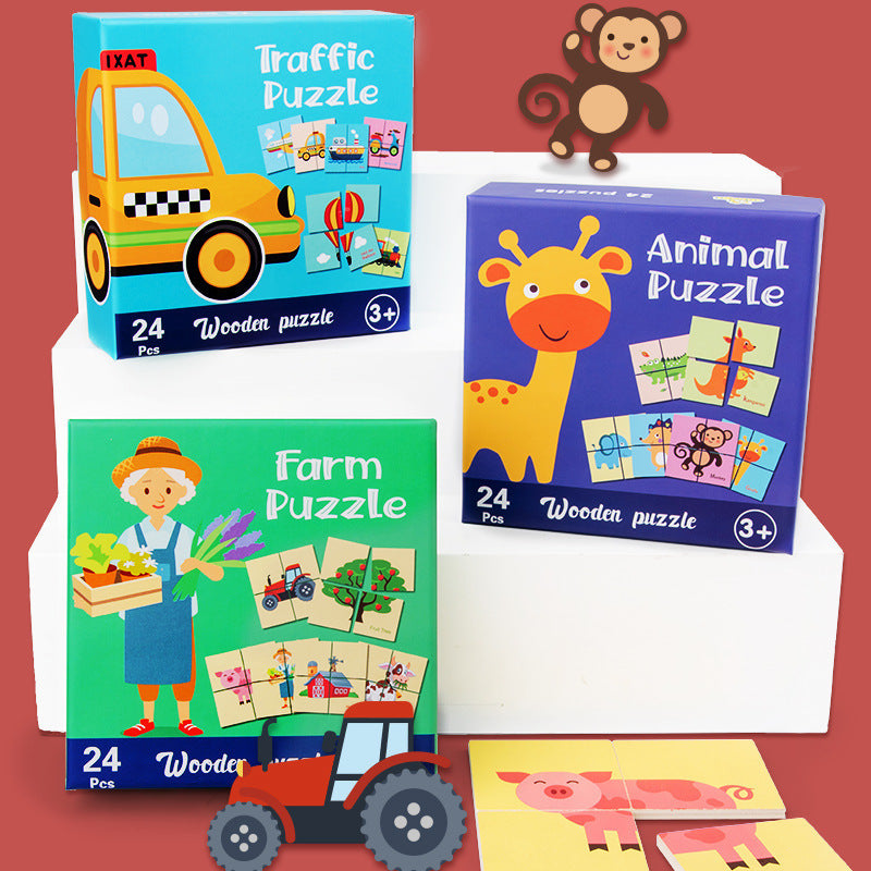 Toddler’s Wooden Puzzles