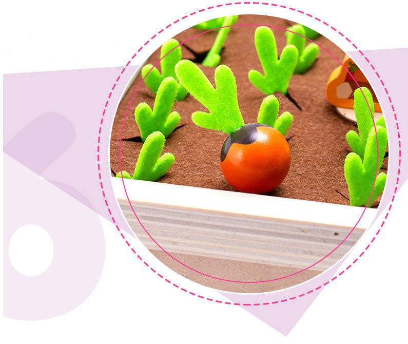 Wooden Vegetable Garden Memory Matching Game