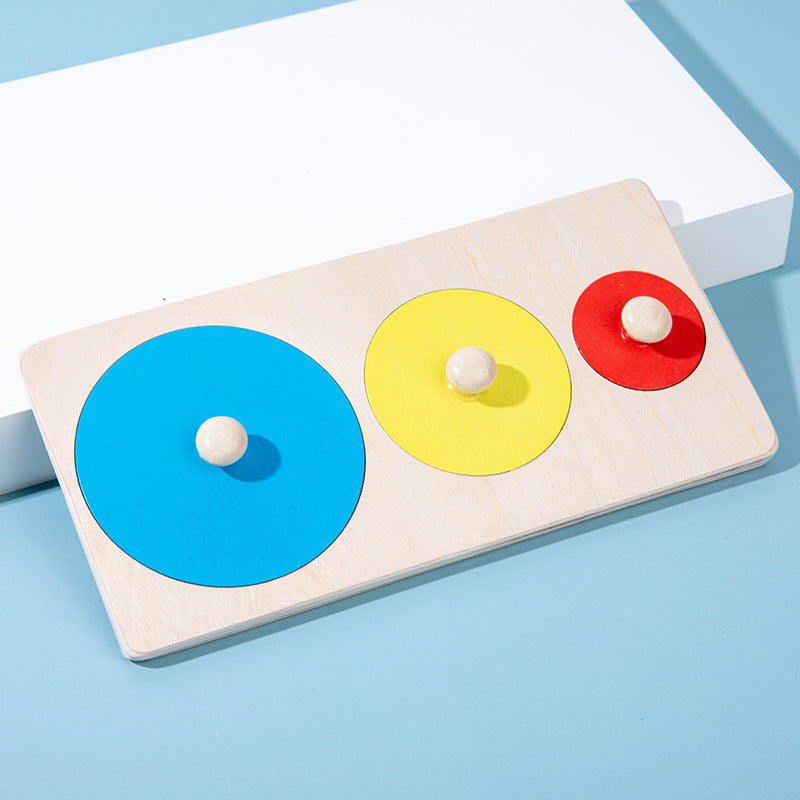 Montessori Teaching Aid Geometric Panel Intelligence Puzzles
