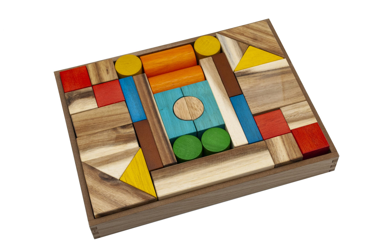 Colorful Wooden Blocks Set