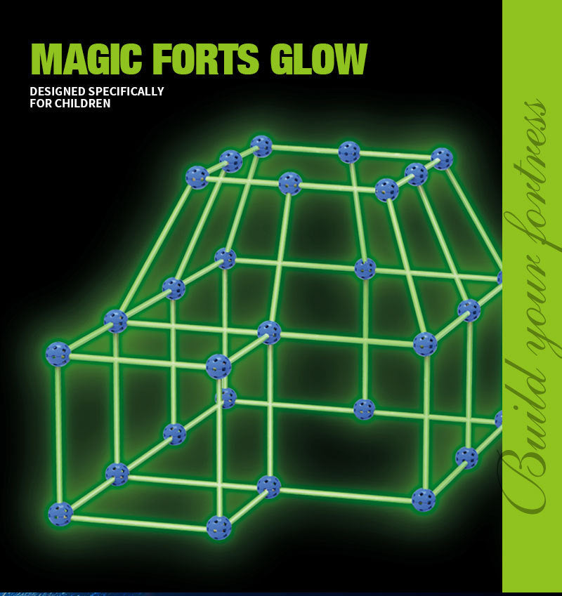 Children's DIY Luminous Build a Fort Set