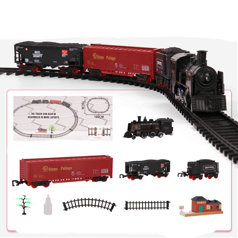 Retro Steam Train Track Toy Sets - 3 Options
