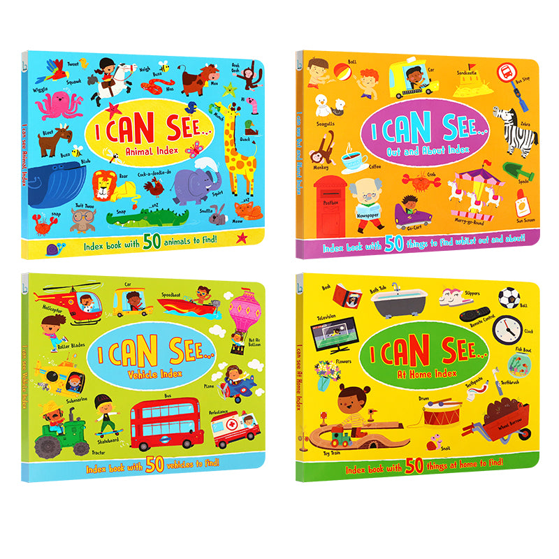 Toddler Discovery Series Word Game Book Set (4)