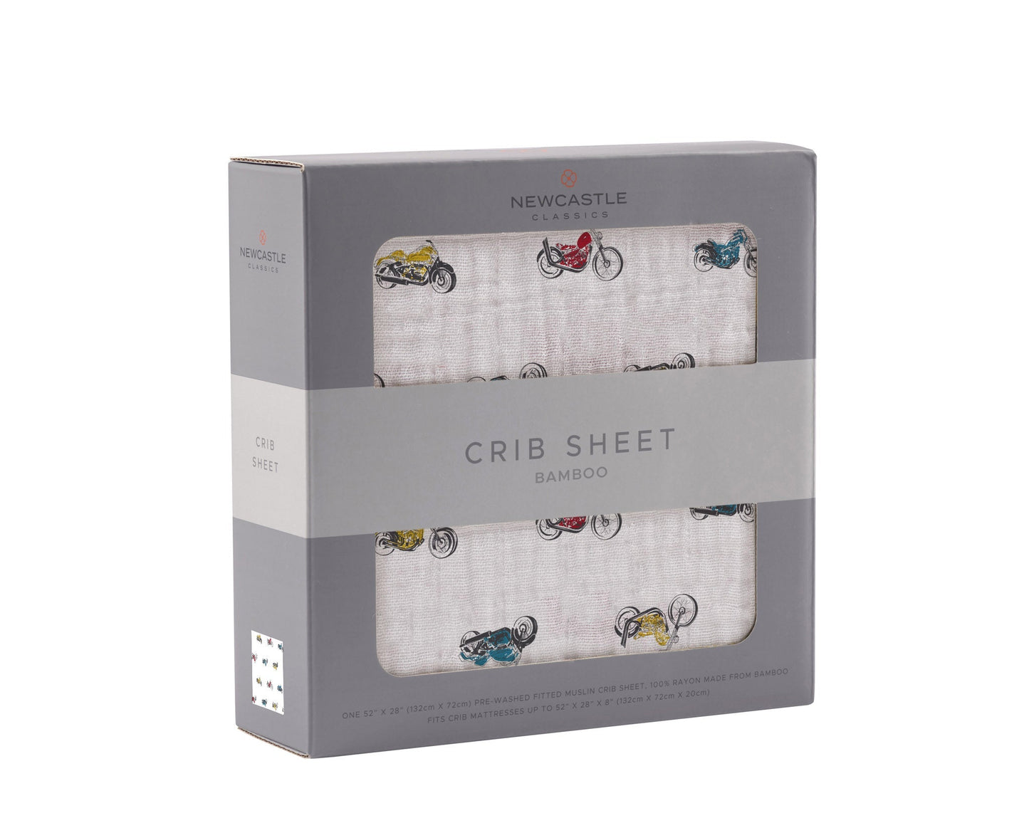 Great gift for parents who love motorcycles and vintage! This soft breathable and comfy crib sheet stays cool in the summer and warm in the winter and gets softer with every wash. Tailored to fit snugly on standard crib mattresses. Sweet dreams for all.