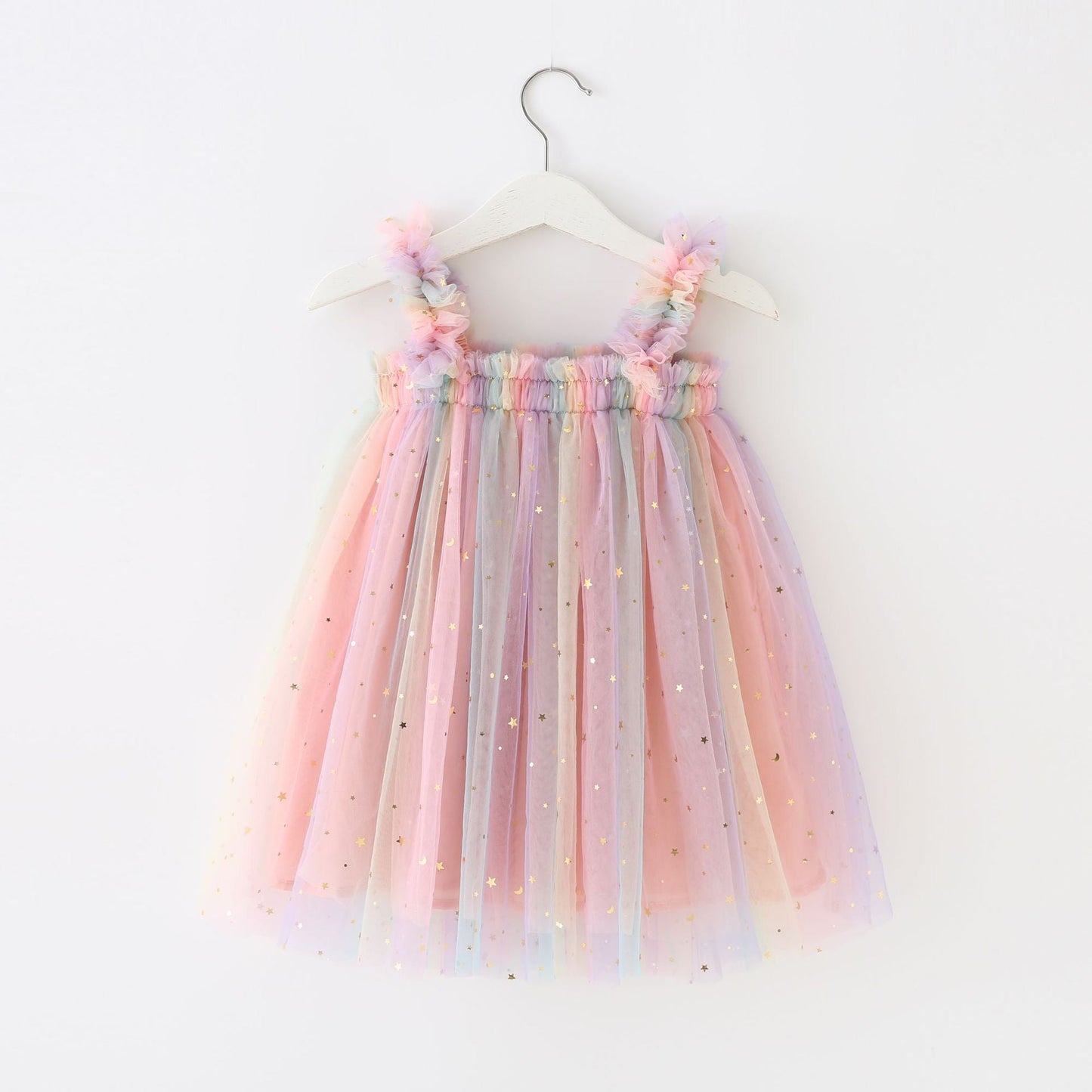 Tulle Moon & Stars Dress || Rainbow