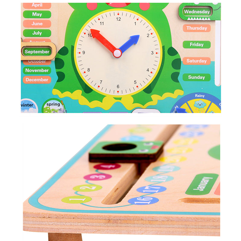 Montessori Wooden Temporal Teaching Toy