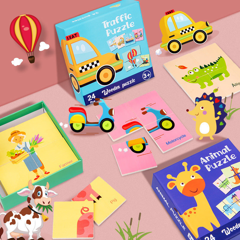 Toddler’s Wooden Puzzles