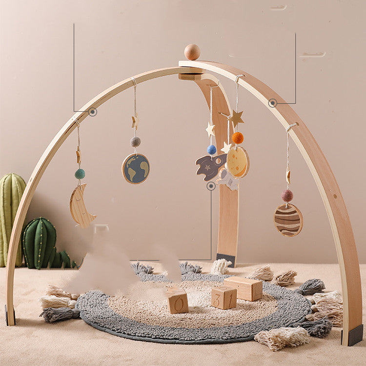 Wooden Solar System Activity Mobile Tripod for Infants