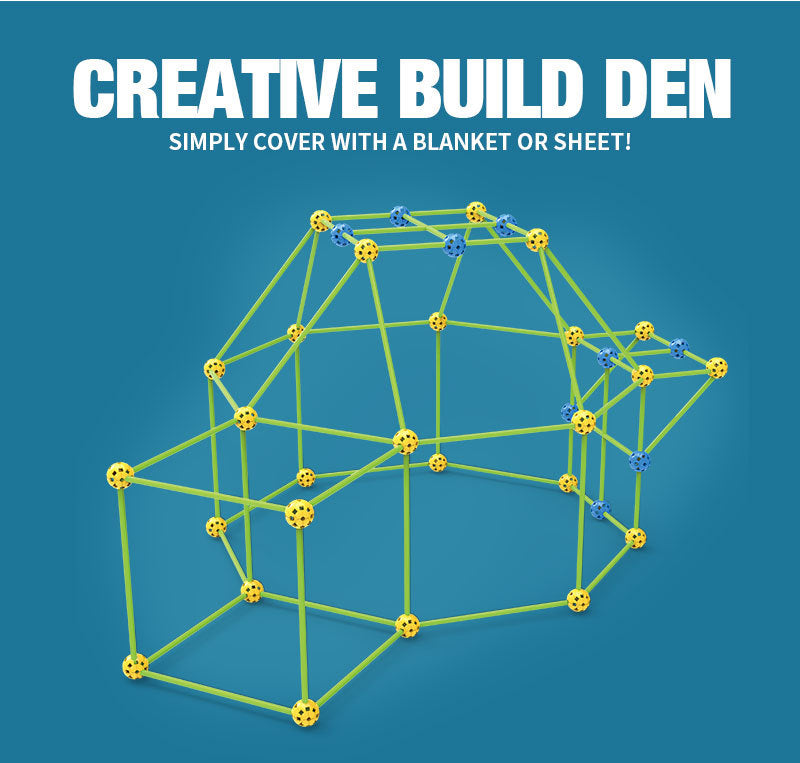 Children's DIY Luminous Build a Fort Set