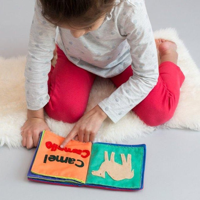 Handcrafted Spanish/English Animal Book