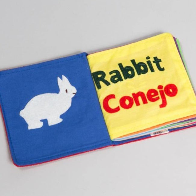 Handcrafted Spanish/English Animal Book