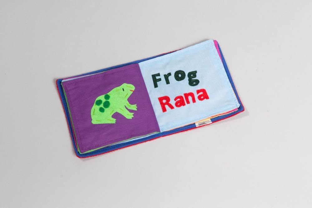 Handcrafted Spanish/English Animal Book