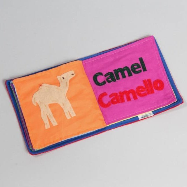Handcrafted Spanish/English Animal Book