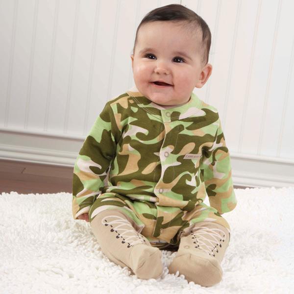 Big Dreamzzz Baby Camo 2-Piece Layette Set (Personalization Available)