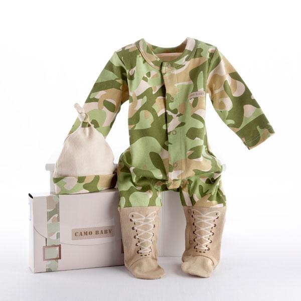 Big Dreamzzz Baby Camo 2-Piece Layette Set (Personalization Available)
