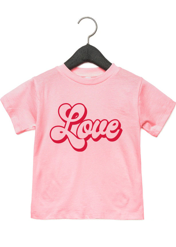 LOVE Retro Style Kid's + Toddler Tees
