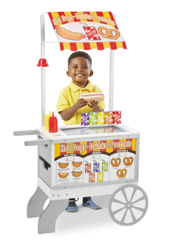 Melissa & Doug Snacks & Sweets Cart - Ice Cream & Hot Dogs