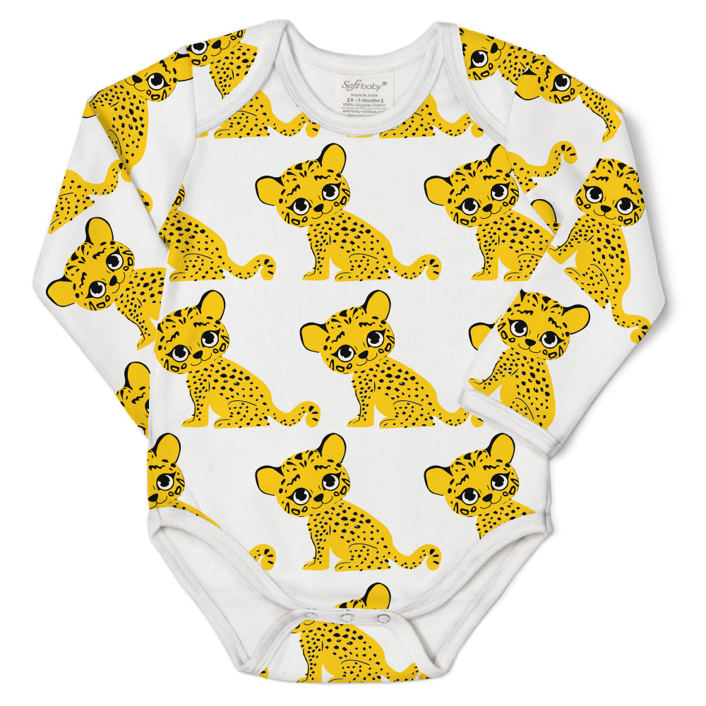 The Stride of the Tiger - Long Sleeves Onesie - 100% Organic