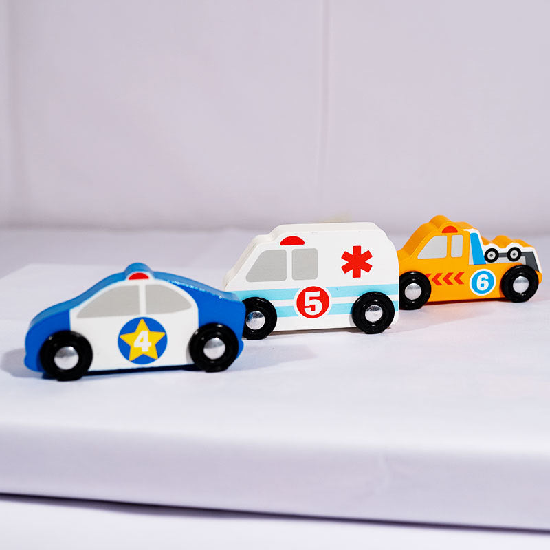 Ambulance And Fire Truck Children's Toy Set