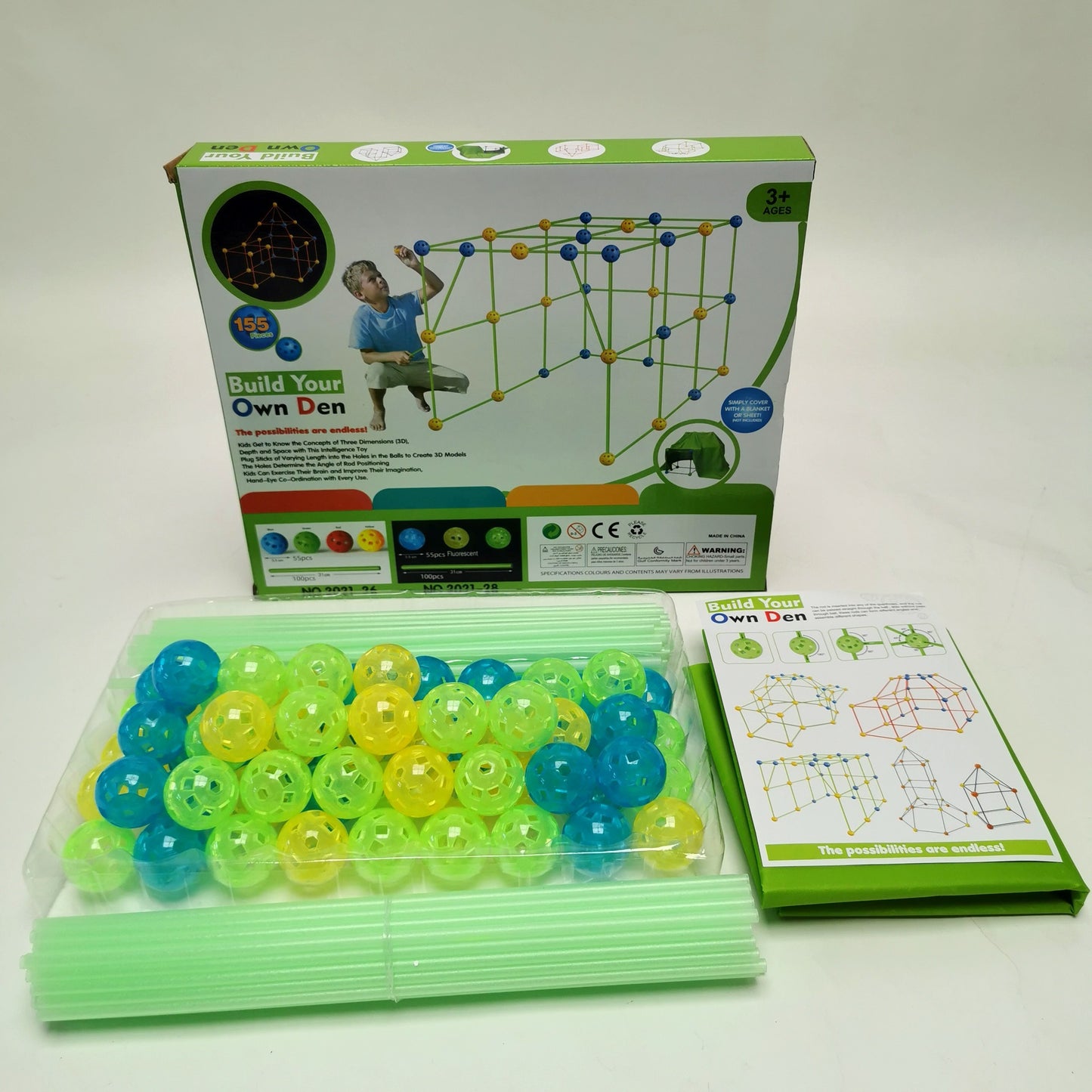 Children's DIY Luminous Build a Fort Set