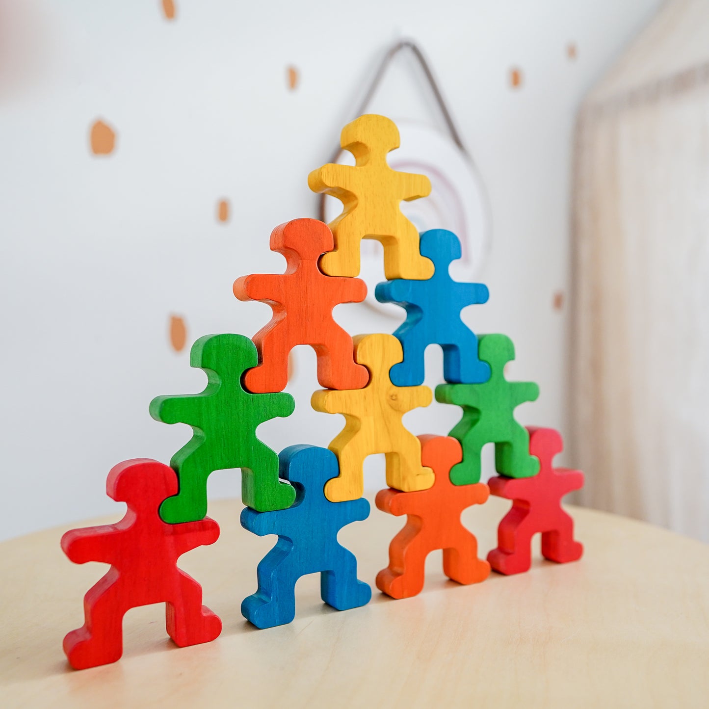 QToys Stackable Rainbow People