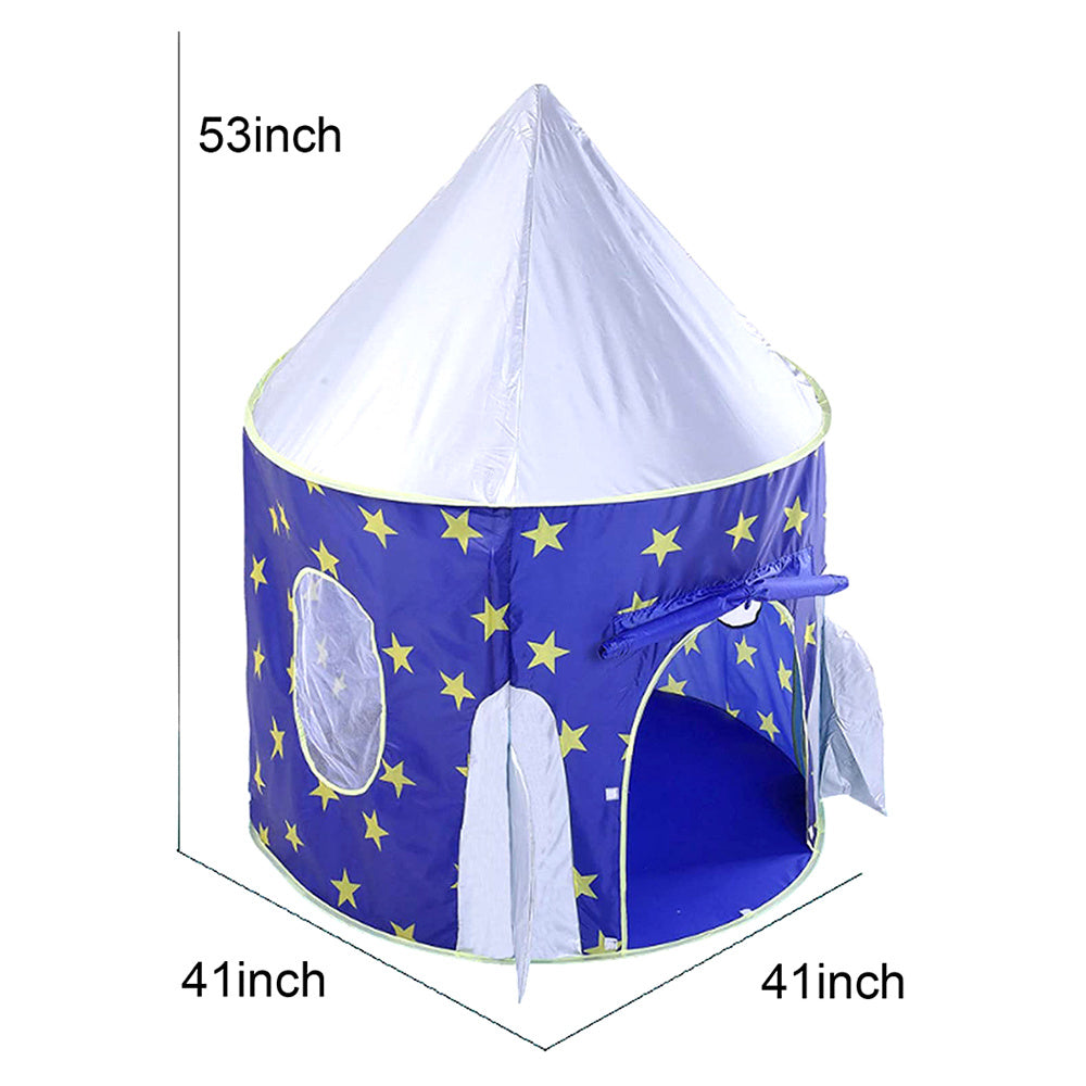 Pop Up Kids Tent - Spaceship Rocket Indoor / Outdoor