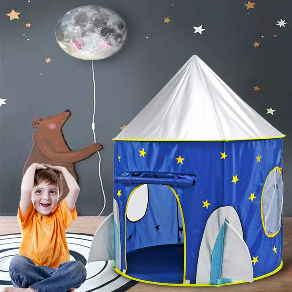 Pop Up Kids Tent - Spaceship Rocket Indoor / Outdoor