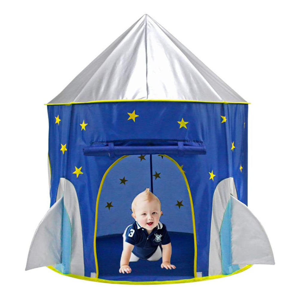 Pop Up Kids Tent - Spaceship Rocket Indoor / Outdoor