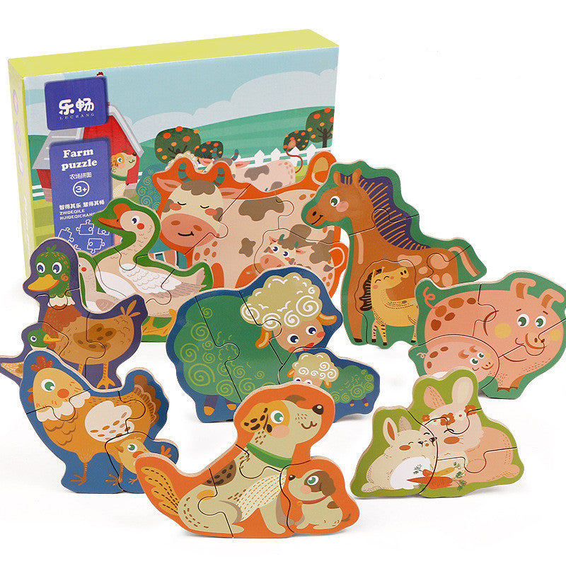 Wooden Puzzle Children's Educational Intelligence Toddler Advanced Early Education Toy
