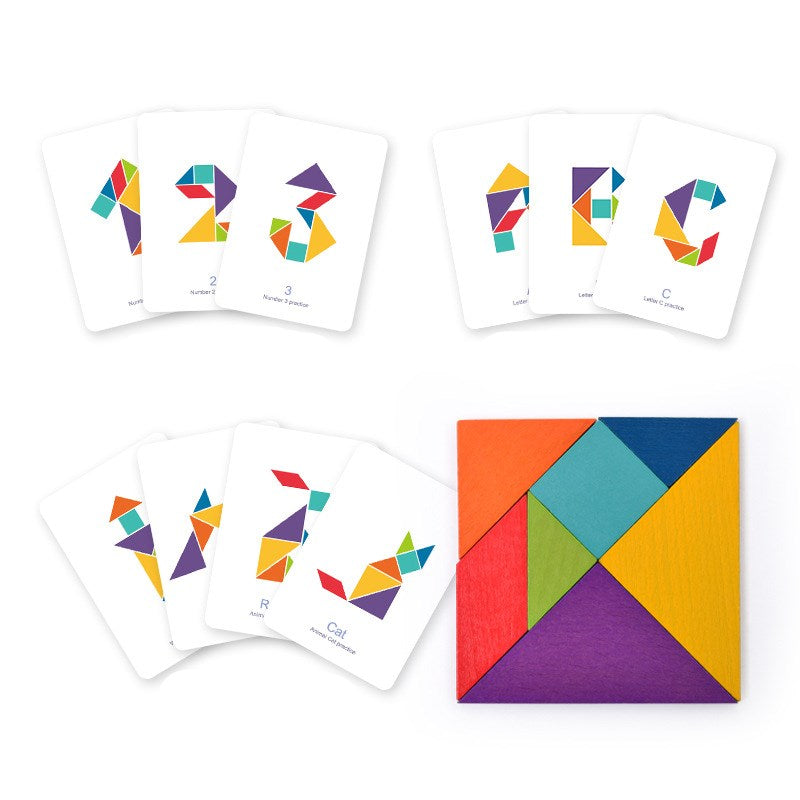 Colorful Tangram Puzzle Toy