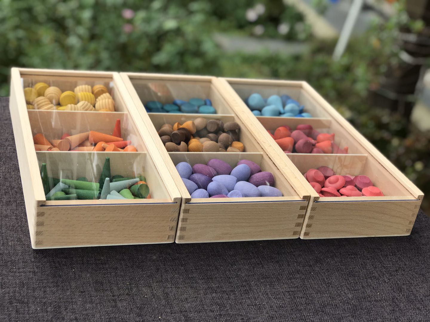 Waldorf Building Blocks Learning Sets