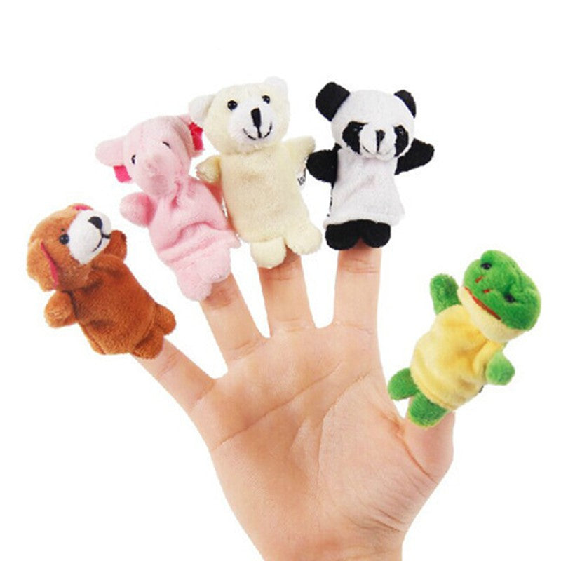 Animal Finger Puppets 10 Pcs Set