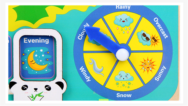 Montessori Wooden Temporal Teaching Toy