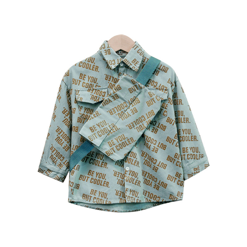 Be Cooler Funny Boys Jacket & Satchel