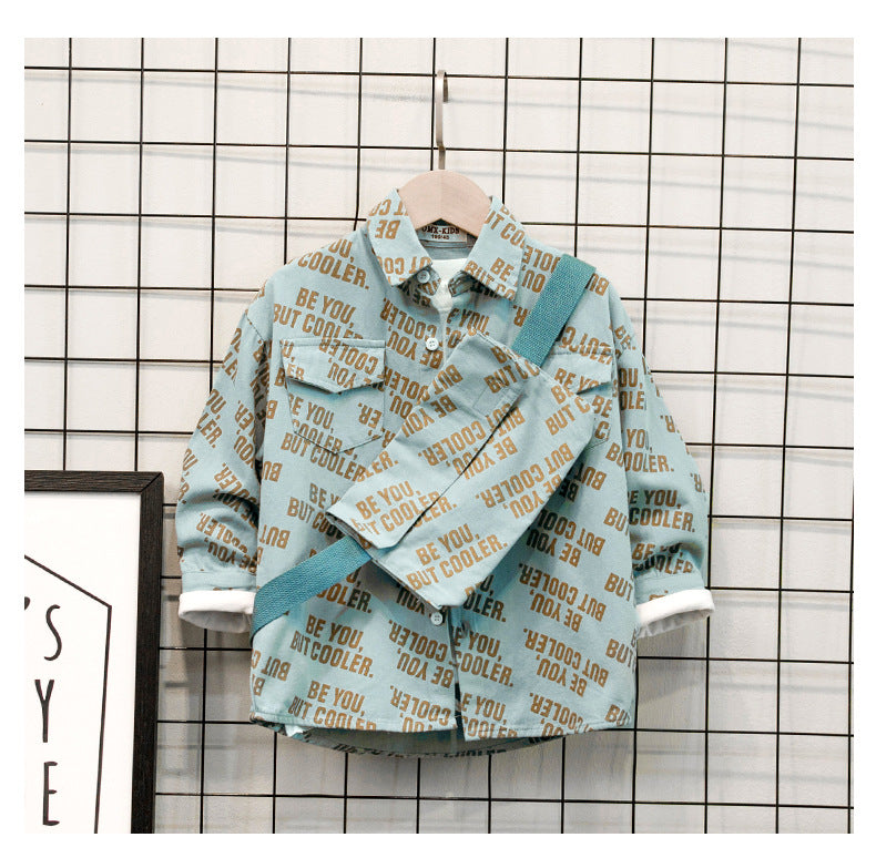 Be Cooler Funny Boys Jacket & Satchel