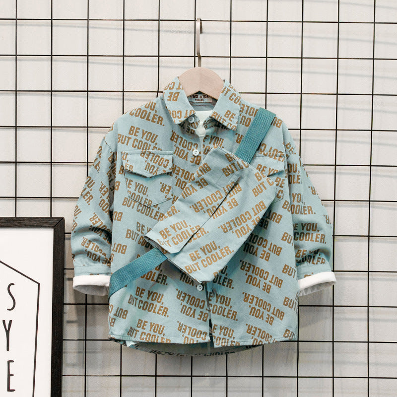 Be Cooler Funny Boys Jacket & Satchel