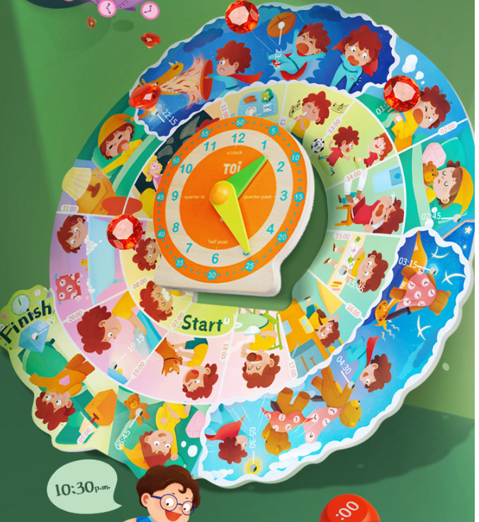Tick Tock Time Planning Board Game