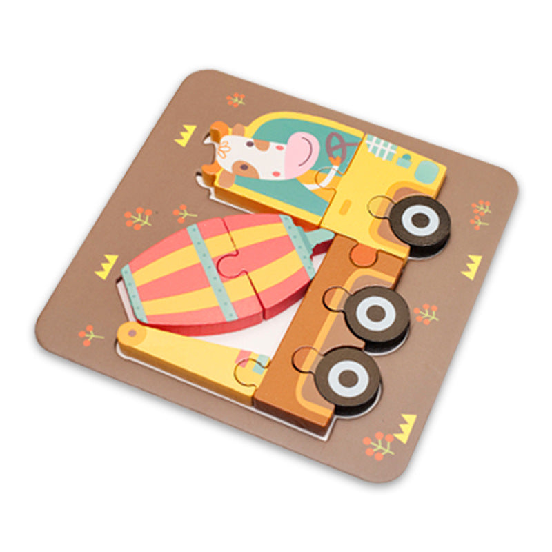 Animals & Transportation - Wooden Jigsaw Puzzles