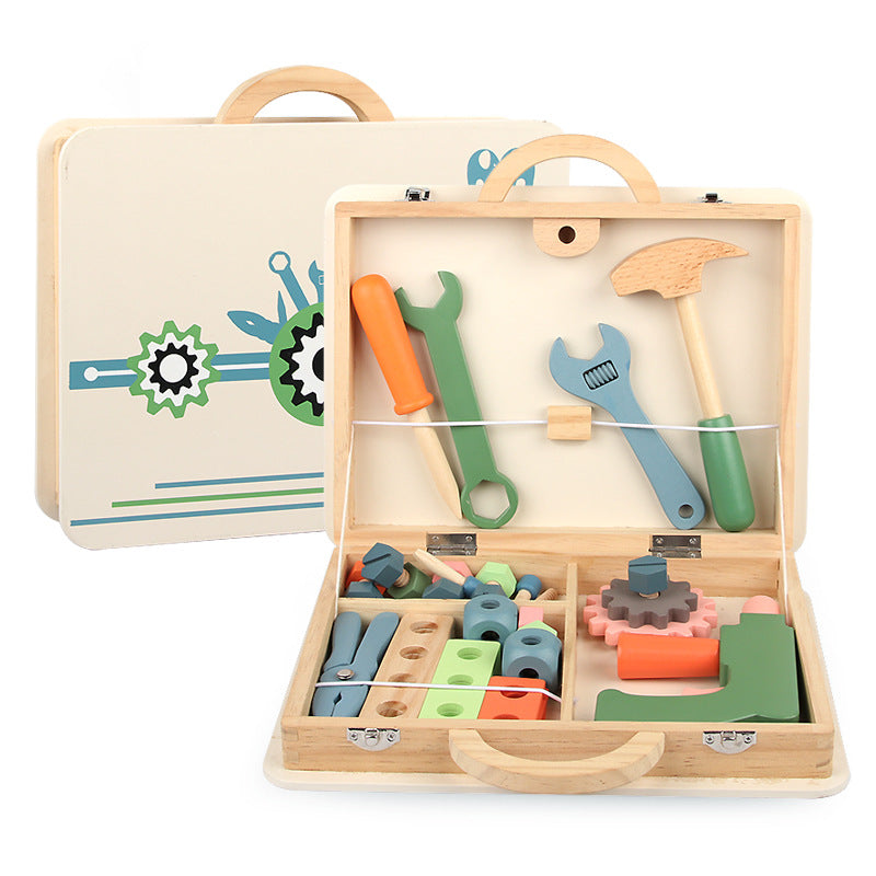 Wooden Toolbox & Woodworking Toy Sets - Various Ages
