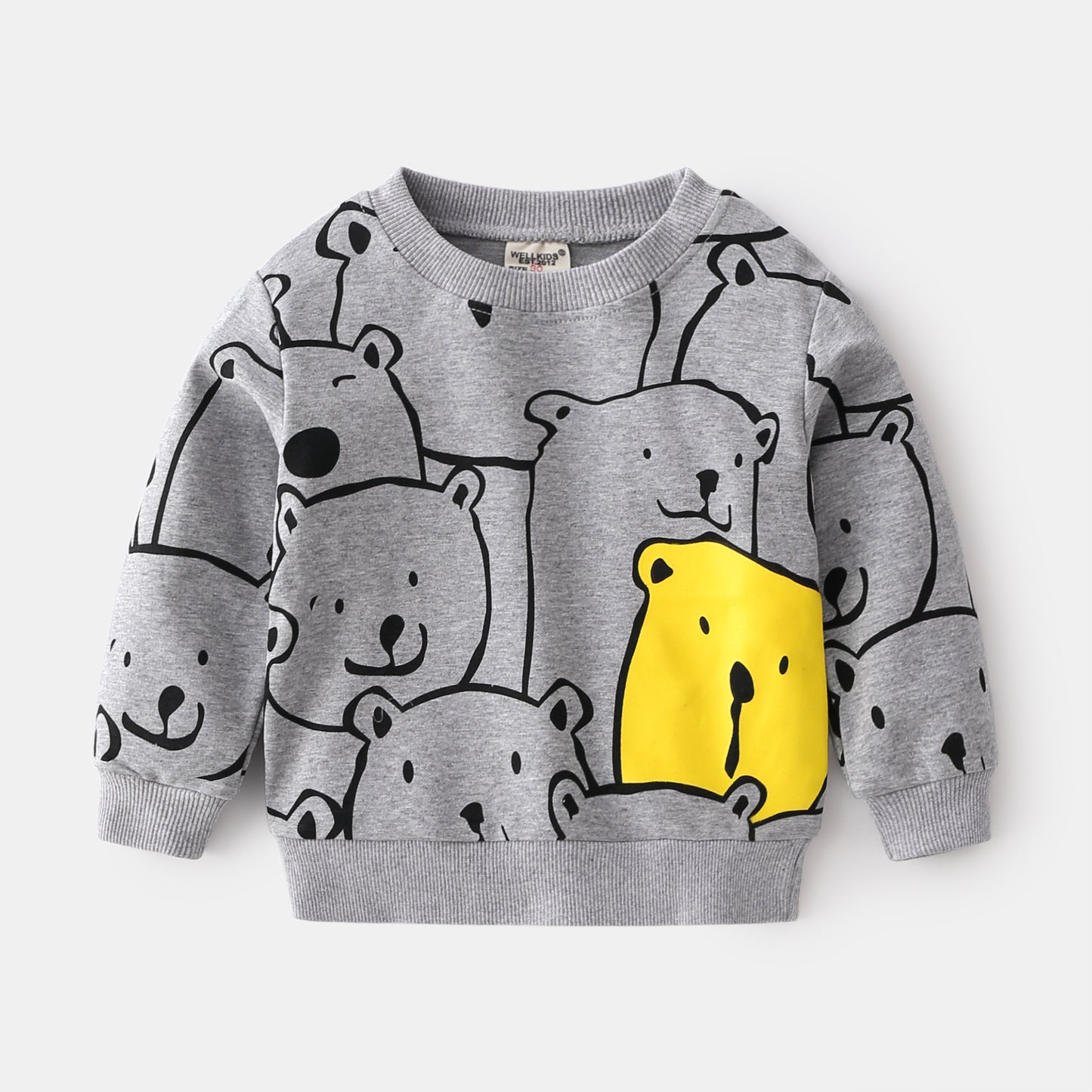 One Bright Bear Cartoon Sweatshirt