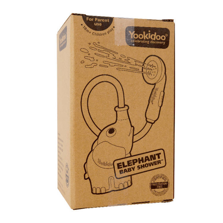 Elephant Baby Shower Toy w/ Thermostatic Nozzle