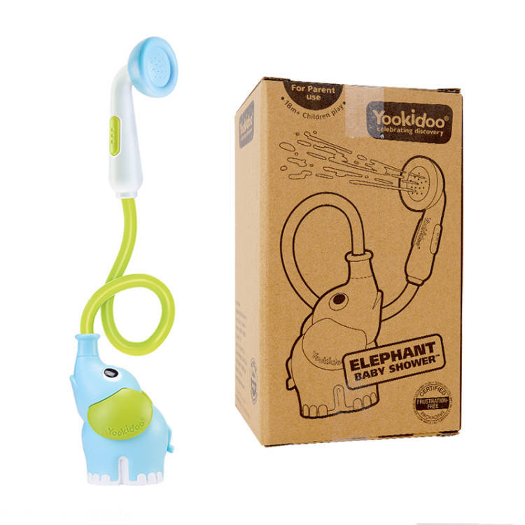 Elephant Baby Shower Toy w/ Thermostatic Nozzle
