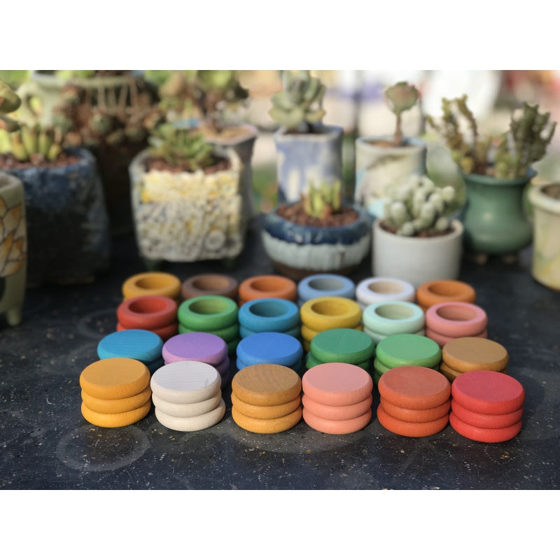 Waldorf Building Blocks Learning Sets