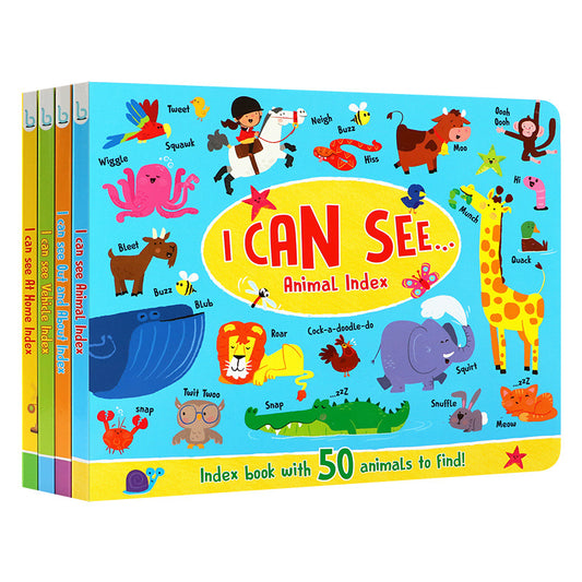 Toddler Discovery Series Word Game Book Set (4)