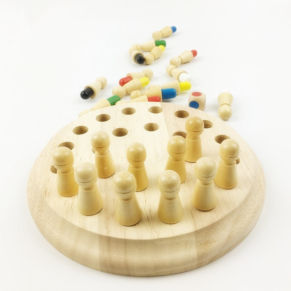 Wooden Memory Match Stick Chess Game
