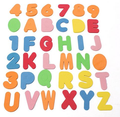 Foam Letters & Numbers Early Educational Bath Toy 36pcs