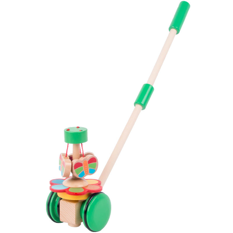 Butterfly Flower Wooden Toddler Walker Toy